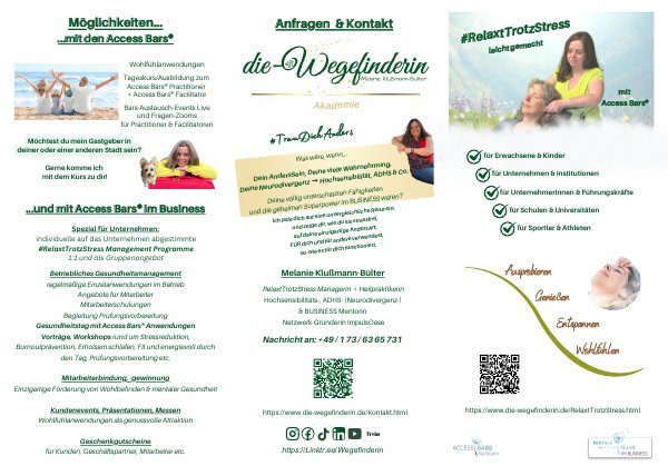 Vorschau: RelaxtTrotzStress mit Access Bars®