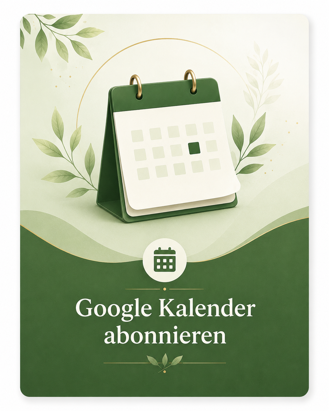 Google Kalender abonnieren